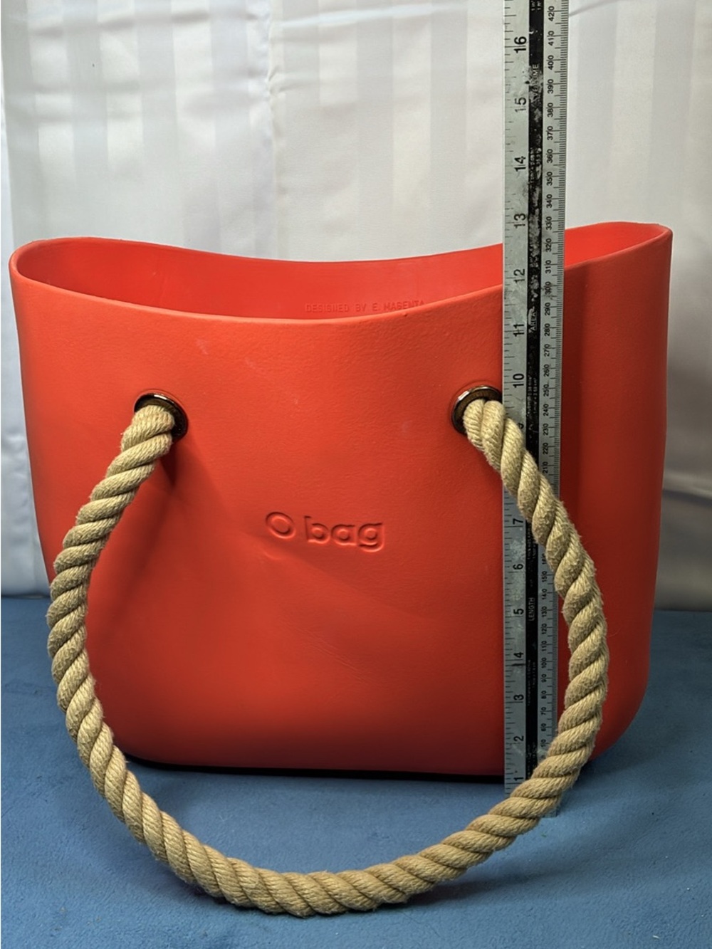 Orange Rope-Handle Tote - Picture 2 of 3